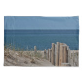 Zeestrand en strand kussensloop (Achterkant)