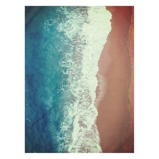 Zeestrand op zee en zomerzee tafelkleed (Voorkant)