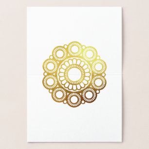 Zeeuwse Knop - Gold Foilcard Folie Kaarten