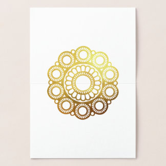 Zeeuwse Knop - Gouden Foliekaart Folie Kaarten