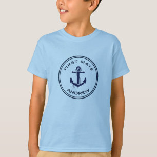 Zeevaart Anker - de T-shirt van de Naam van het