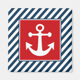 Zeevaart themed ontwerp magneet