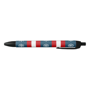 Zeevaart themed ontwerp zwarte inkt pen
