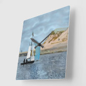 ZEEVAARTUIG VIERKANTE KLOK (Hoek)