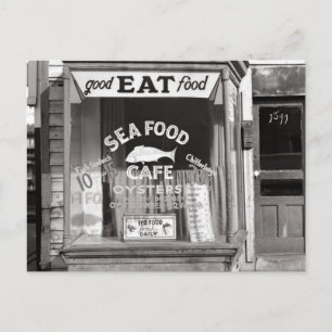 Zeevoedsel Cafe, 1937 Briefkaart