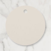 Zeevrucht Mint Groen Beige Hart Voor Label Rond (Achterkant)