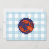 Zeevruchten Boil Verjaardagsfeestje Krabgarnalen F Kaart (Achterkant)