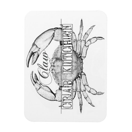 Zeevruchten Crab Lovers magneet (Verticaal)