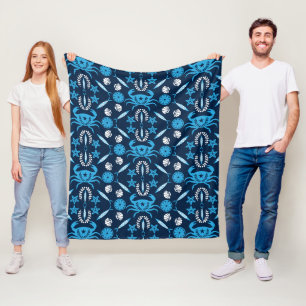 Zeevruchten Foodie Cadeaus Fleece Deken