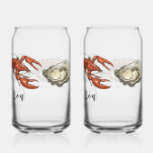 Zeevruchten glazen blikjes (Achterkant)