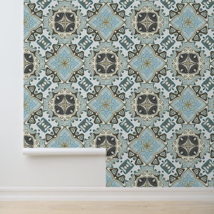 Zeevruchten Groen Blauwgroen Turquoise Bohemian Tr Behang