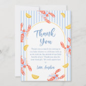 Zeevruchten Kook Kreeft Verjaardag Bedankt Card (Voorkant)