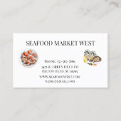 Zeevruchten Marktkrab Visitekaartje (Achterkant)