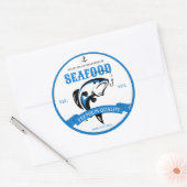 Zeevruchten Producten Label Sticker (Envelop)