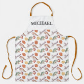 Zeevruchten Schaaldieren Krab Chef Monogram Schort (Voorkant)