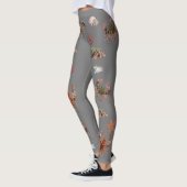 Zeevruchten Schaaldieren Lobster Crab Pattern Leggings (Links)