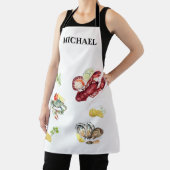 Zeevruchten Schaaldieren Oyster Crab Chef Monogram Schort (Insitu)