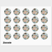 Zeevruchthandelaar (Pike Place Seattle) Ronde Sticker (Vel)