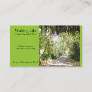 Zeewaarts pad — Lime Green Visitekaartje