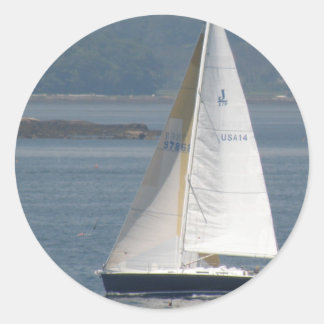 Zeewaarts Zeilboot Stickers