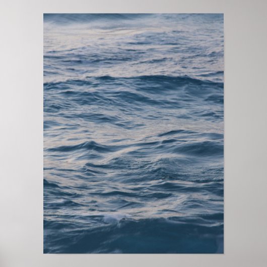 Zeewater close-up poster (Voorkant)