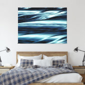 zeewater omwikkeld canvas afdruk (Insitu (Slaapkamer))