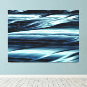 zeewater omwikkeld canvas afdruk (Insitu (Houten vloer))