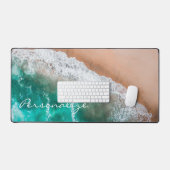 Zeewater op zee en tropische zomer bureaumat (Keyboard & Muis)