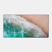 Zeewater op zee en tropische zomer bureaumat (Voorkant)