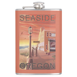 Zeewater, Uitzicht van OregonAquarium Heupfles