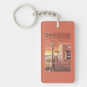 Zeewater, Uitzicht van OregonAquarium Sleutelhanger