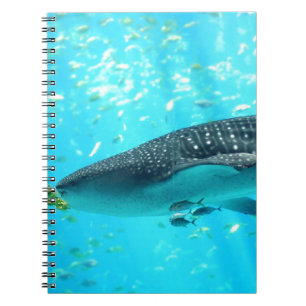 Zeewaterkwaliteit Roze blauwe walvishaai Notitieboek