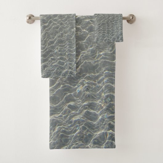 Zeewaterrimpels en zand bad handdoek (Insitu)