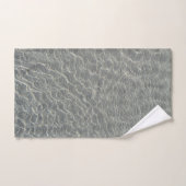 Zeewaterrimpels en zand bad handdoek (Handdoek)