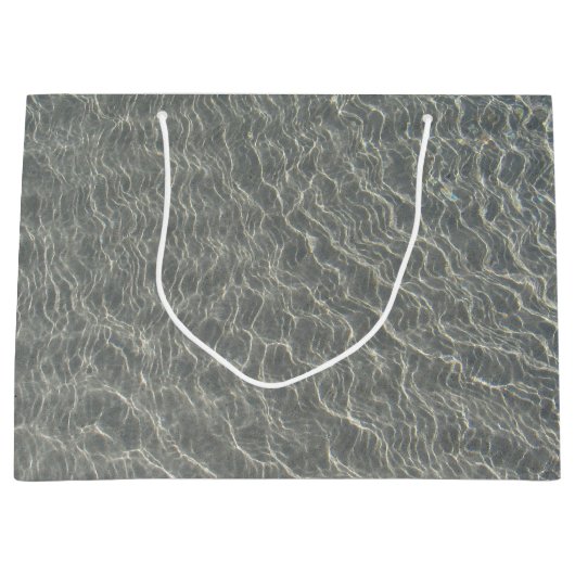 Zeewaterrimpels en zand groot cadeauzakje (Voorkant)