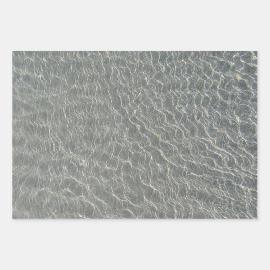 Zeewaterrimpels en zand inpakpapier vel (Voorkant 2)