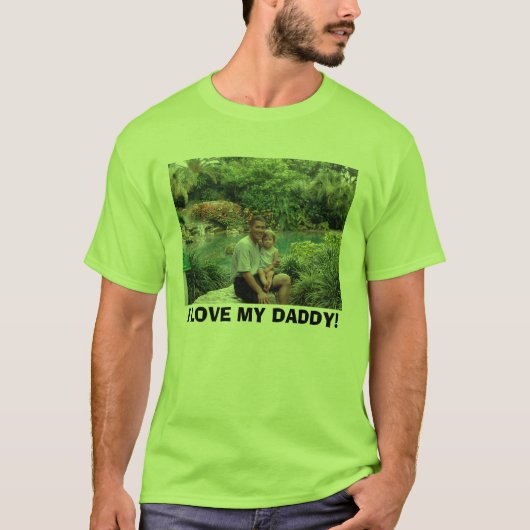 zeewereld06 (7)e, IK HOU VAN MIJN DADDY! T-shirt (Voorkant)