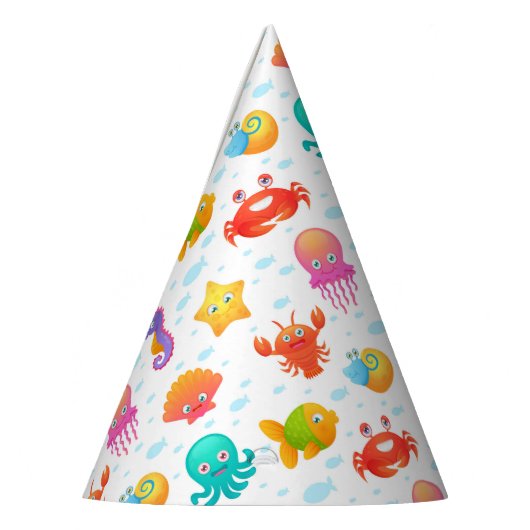 Zeewezens  feesthoedjes (Links)