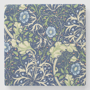 Zeewier (door William Morris) Stenen Onderzetter