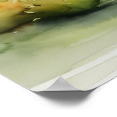 Zeewier Kelp Garden Waterverf Print (Hoek)