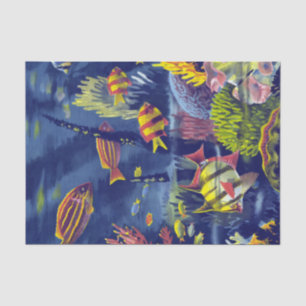  zeewonderen van het Koraal van de Grote Barrier Tissuepapier