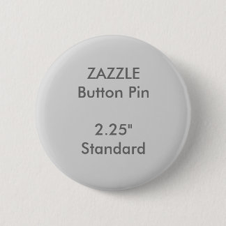 ZEEZLE Aangepaste 2,25-inch Ronde Button Pin GRAY