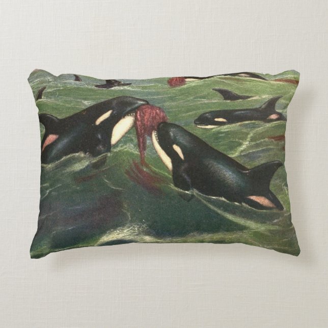  zeezoogdieren accent kussen (Voorkant)