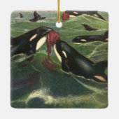  zeezoogdieren keramisch ornament (Achterkant)