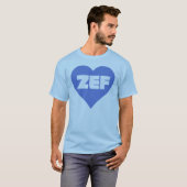 ZEF BLUE T-SHIRT (Voorkant volledig)