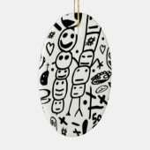 Zef Prawn Keramisch Ornament (Rechts)