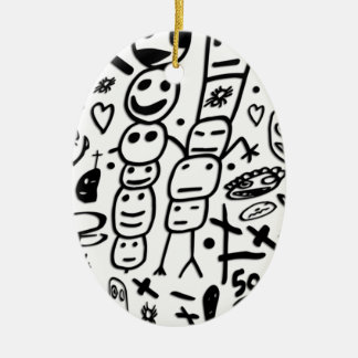 Zef Prawn Keramisch Ornament