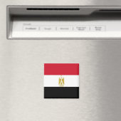 zEG001 EGYPTE FLAG, Afrika, Fridge Magneet (Insitu (Vaatwasser))