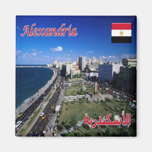 zEG024 ALEXANDRIA, Egypte, Afrika, Fridge Magneet