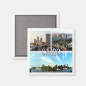 zEG067 CAIRO, Egypte, mozaïek, Afrika Magneet (Voorkant / Achterkant)